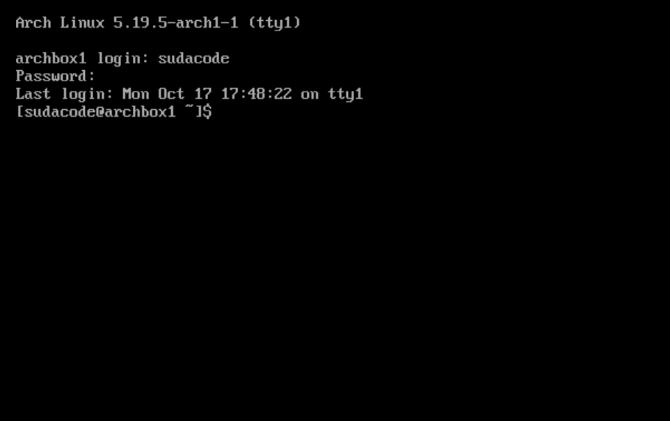 Logging into new system